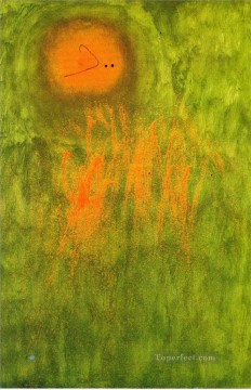 Joan Miro Painting - Hair Pursued by 2 Planets Joan Miro